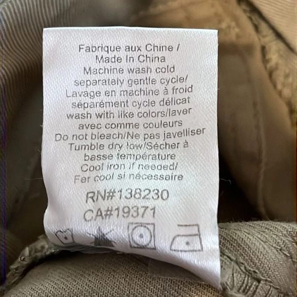 Pam & Gela Uniform Side Stripe Step Hem Pants in Wheat - Size 25 - NWT - Picture 10 of 11